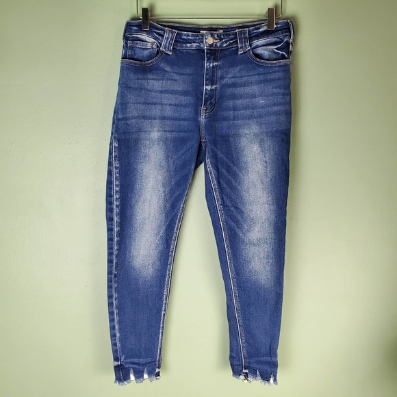 KanCan Jeans Kancan Womens Signature Kurvy Midrise Ankle Skinny